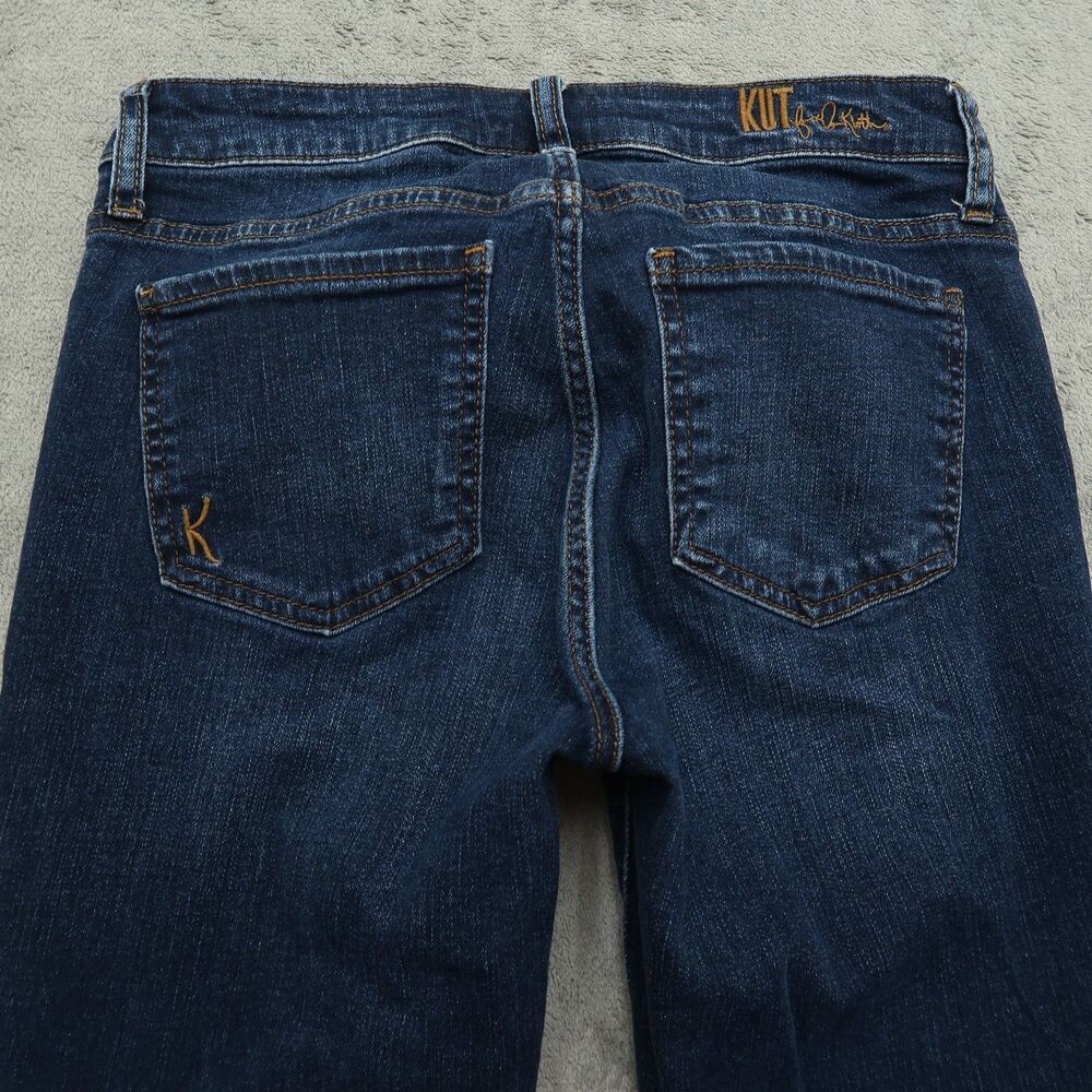 KUT from the Kloth Jeans Women's Size 2 Blue Mid-Rise Katy Boyfriend 29" Inseam - Picture 13 of 16